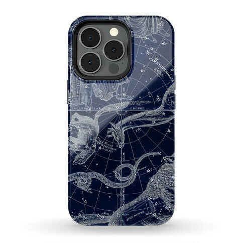 Blue and White Constellations Phone Case